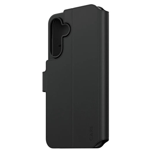 Funda para Samsung Galaxy A36 A366, PanzerGlass, con característica de soporte tipo cartera, Negra