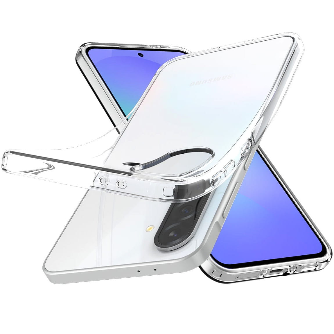 Funda para Samsung Galaxy A36 A366, Spigen, Liquid Crystal, Transparente ACS09167