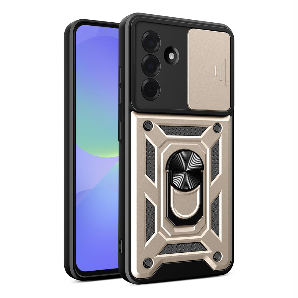 Funda para Samsung Galaxy A36 A366, Techsuit, CamShield, Dorada