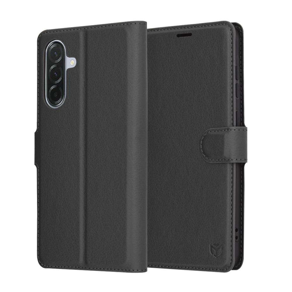 Funda para Samsung Galaxy A36 A366, Techsuit, Leather Folio, Negra
