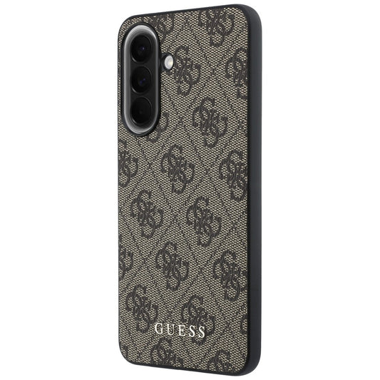 Funda para Samsung Galaxy A37 5G, Guess, 4G Classic Logo Charm, Marrón