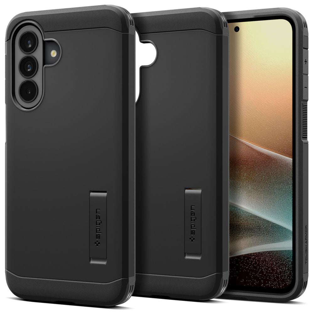 Funda para Samsung Galaxy A37 5G, Spigen, Tough Armor, Negra ACS11131