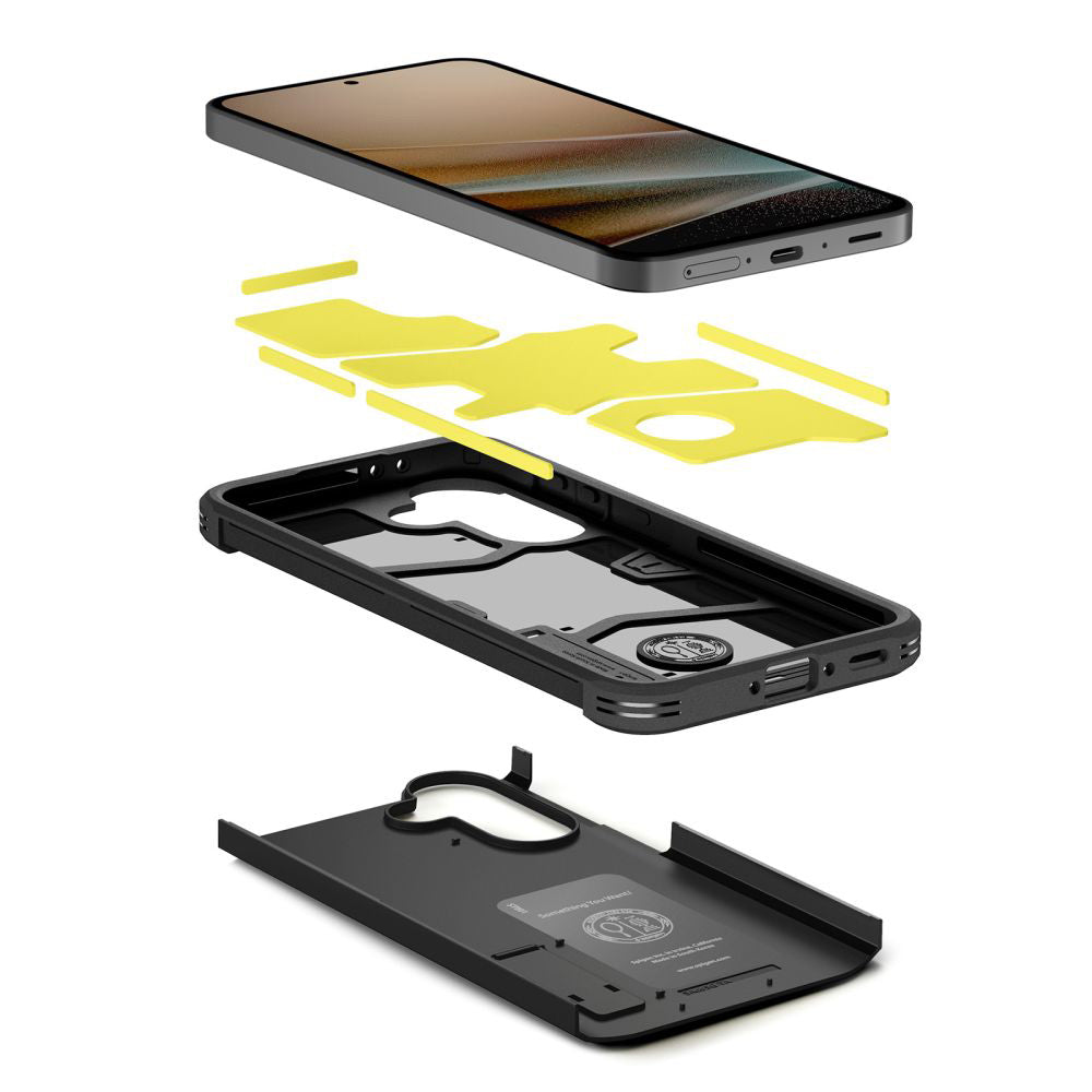 Funda para Samsung Galaxy A37 5G, Spigen, Tough Armor, Negra ACS11131