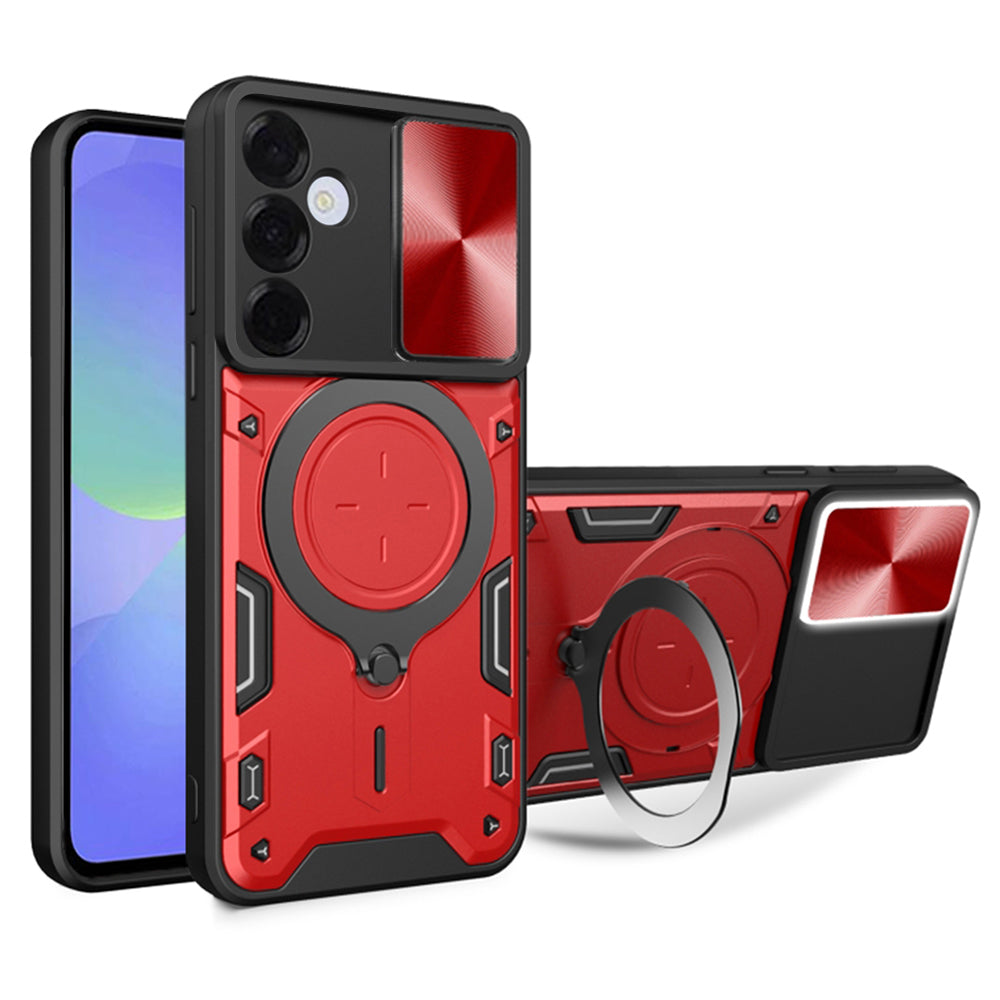 Funda para Samsung Galaxy A37 5G, Techsuit, CamGuard Pro, Roja