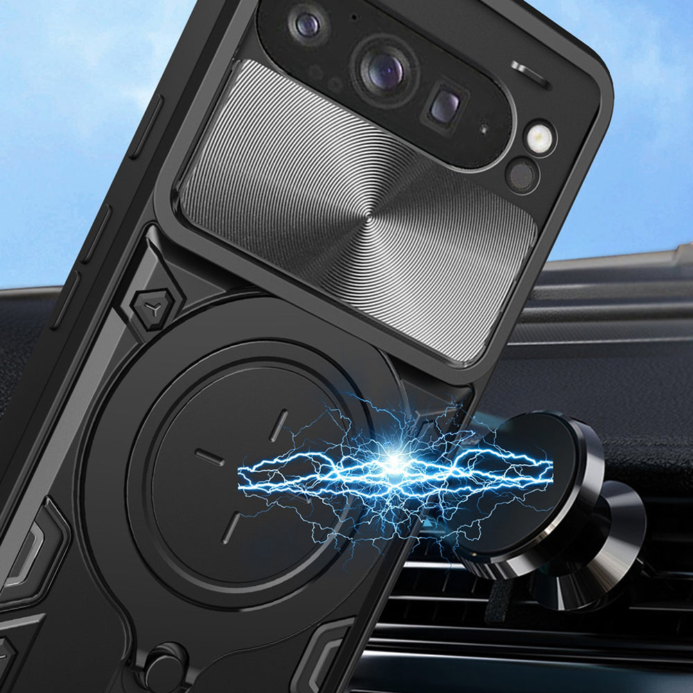 Funda para Samsung Galaxy A37 5G, Techsuit, CamGuard Pro, Roja