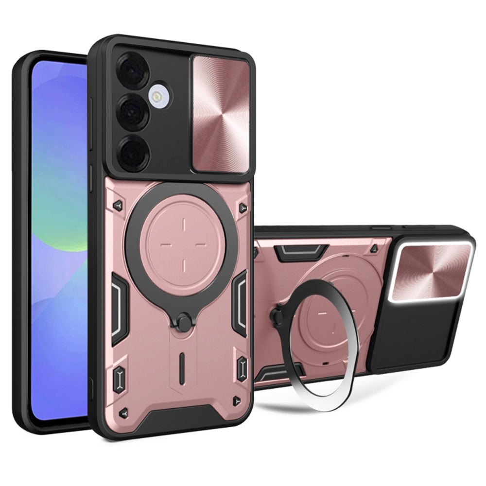 Funda para Samsung Galaxy A37 5G, Techsuit, CamGuard Pro, Rosa Dorada