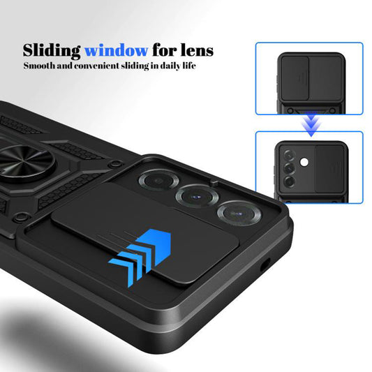 Funda para Samsung Galaxy A37 5G, Techsuit, CamShield, Azul