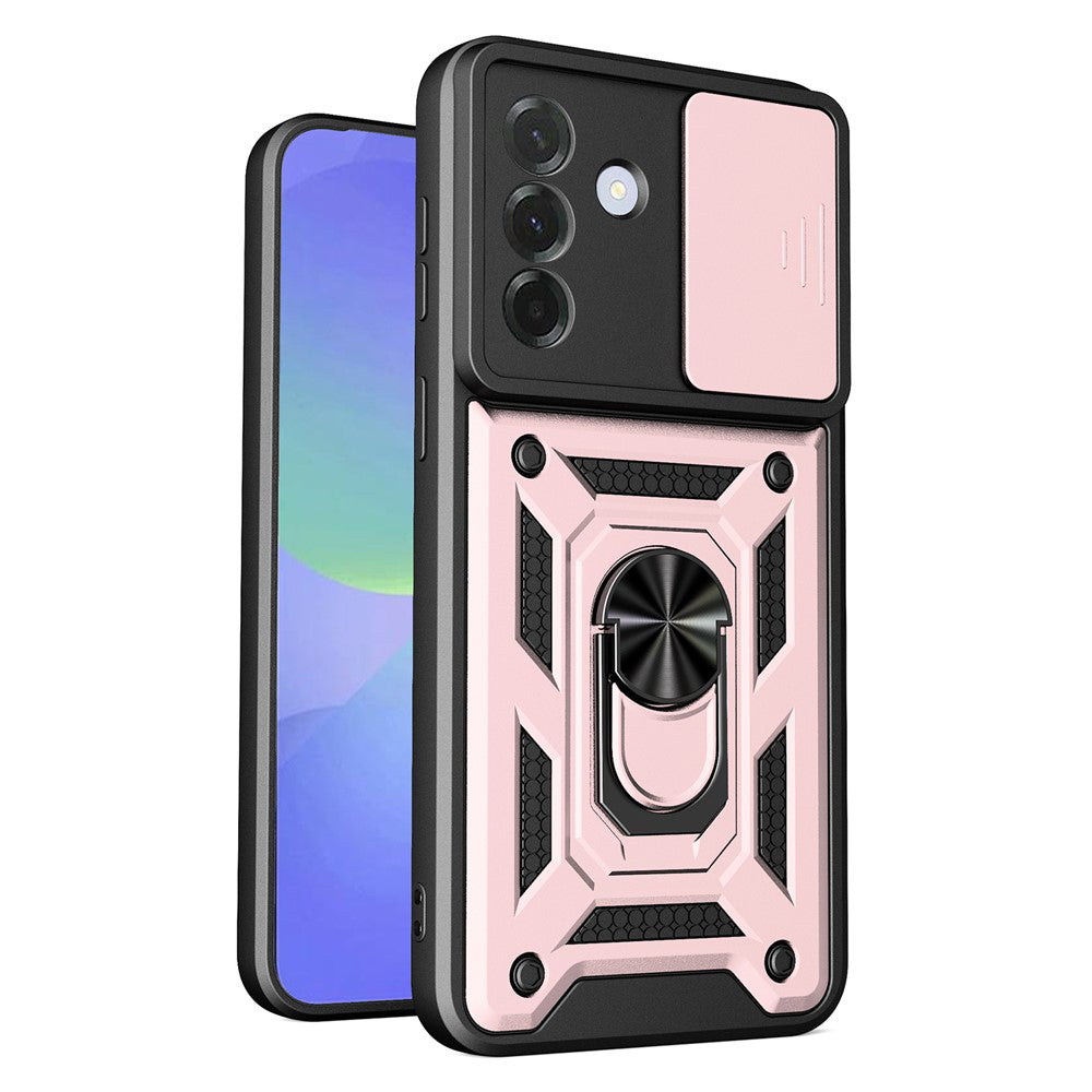 Funda para Samsung Galaxy A37 5G, Techsuit, CamShield, Rosa Dorada