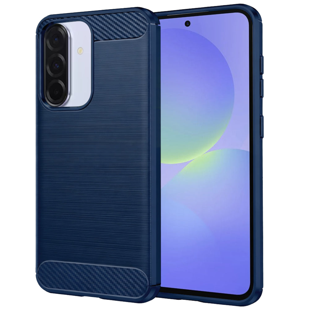 Funda para Samsung Galaxy A37 5G, Techsuit, Carbono, Azul