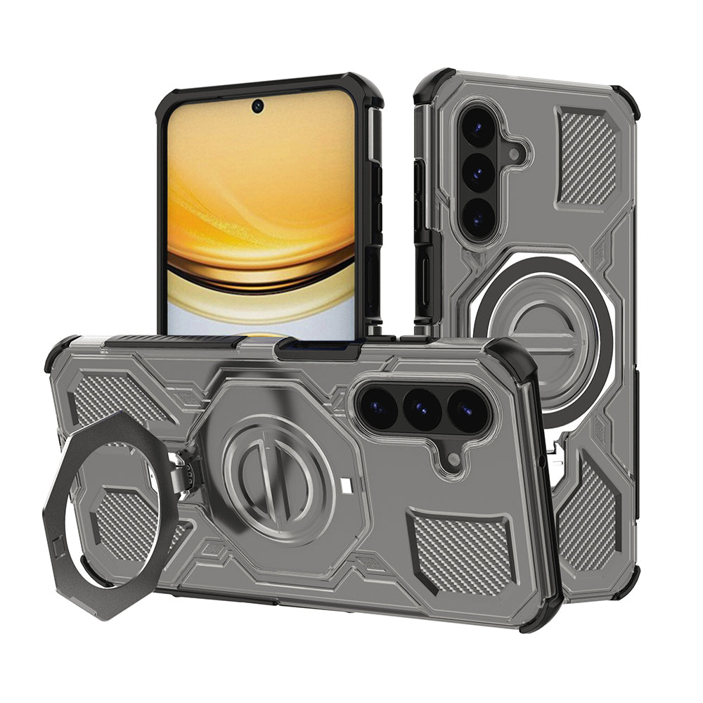 Funda para Samsung Galaxy A37 5G, Techsuit, Carbon Shield Pro, Ahumado