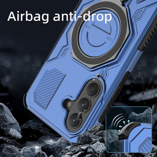 Funda para Samsung Galaxy A37 5G, Techsuit, Carbon Shield Pro, Rosa.