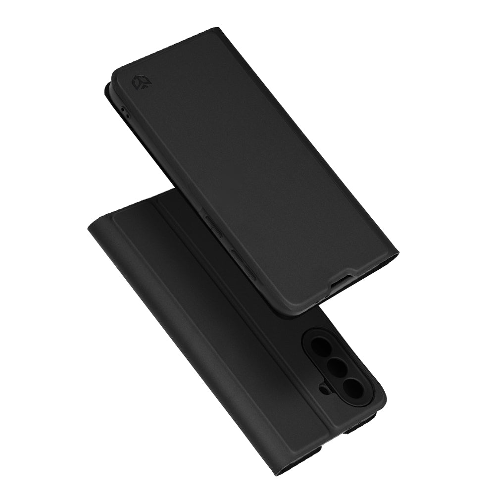 Case for Samsung Galaxy A37 5G, Techsuit, Magskin Book, Black