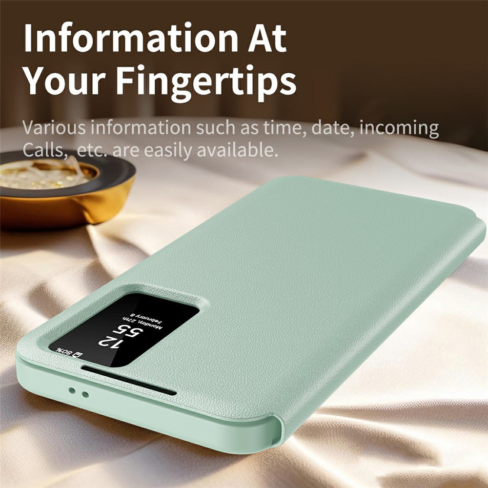 Funda para Samsung Galaxy A37 5G, Techsuit, SmartView, Verde