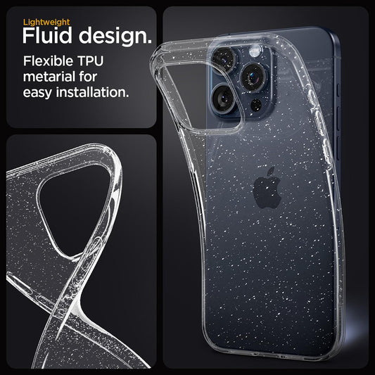 Funda para Samsung Galaxy A37 5G, Techsuit, SparkleSkin, Transparente
