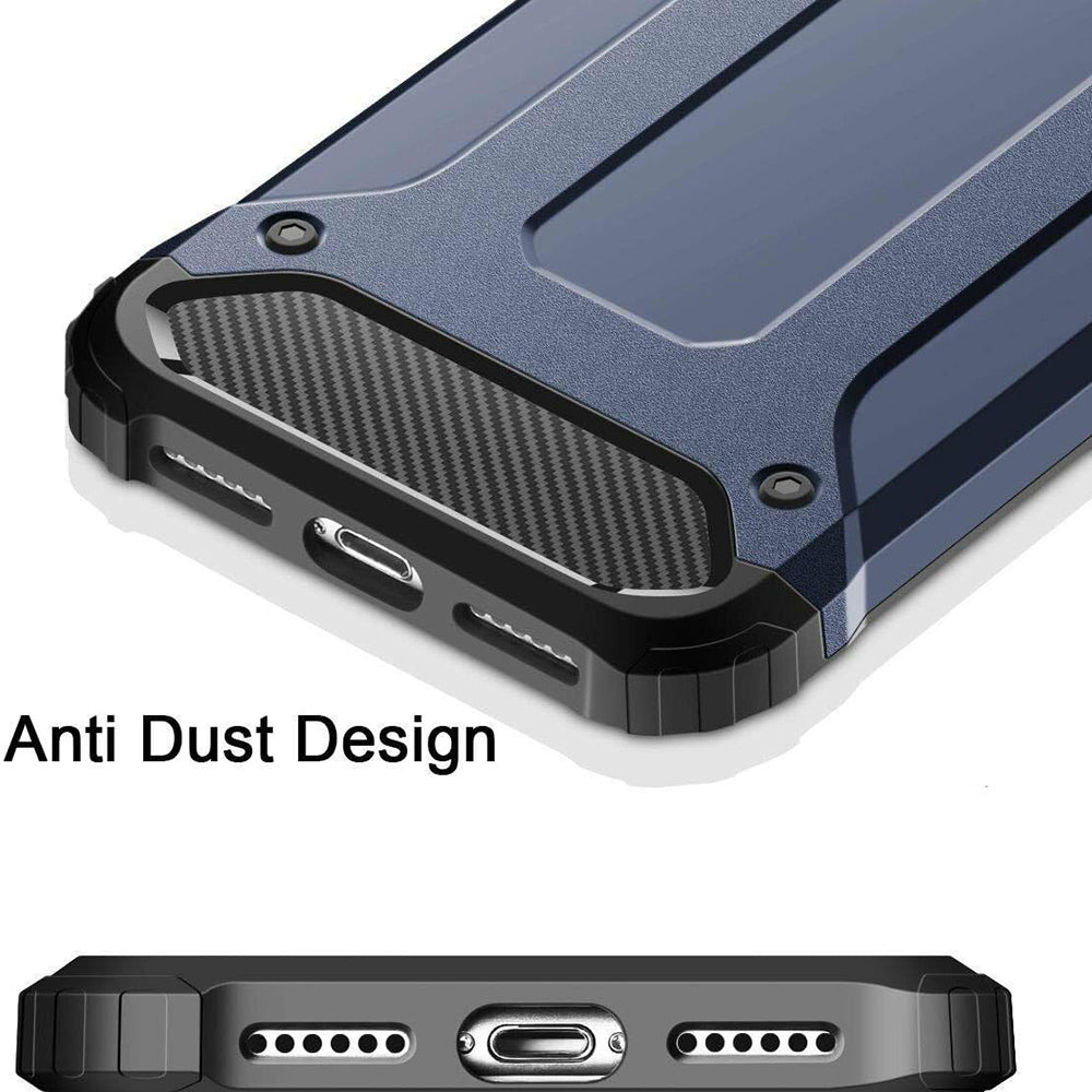 Funda para Samsung Galaxy A40 A405, Techsuit, Hybrid Armor, Negra