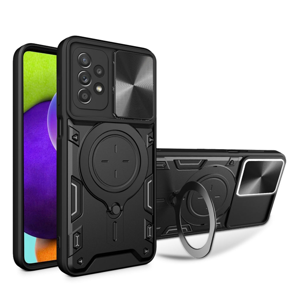 Funda para Samsung Galaxy A52s 5G A528 / A52 5G A526 / A52 A525, Techsuit, CamGuard Pro, Negra