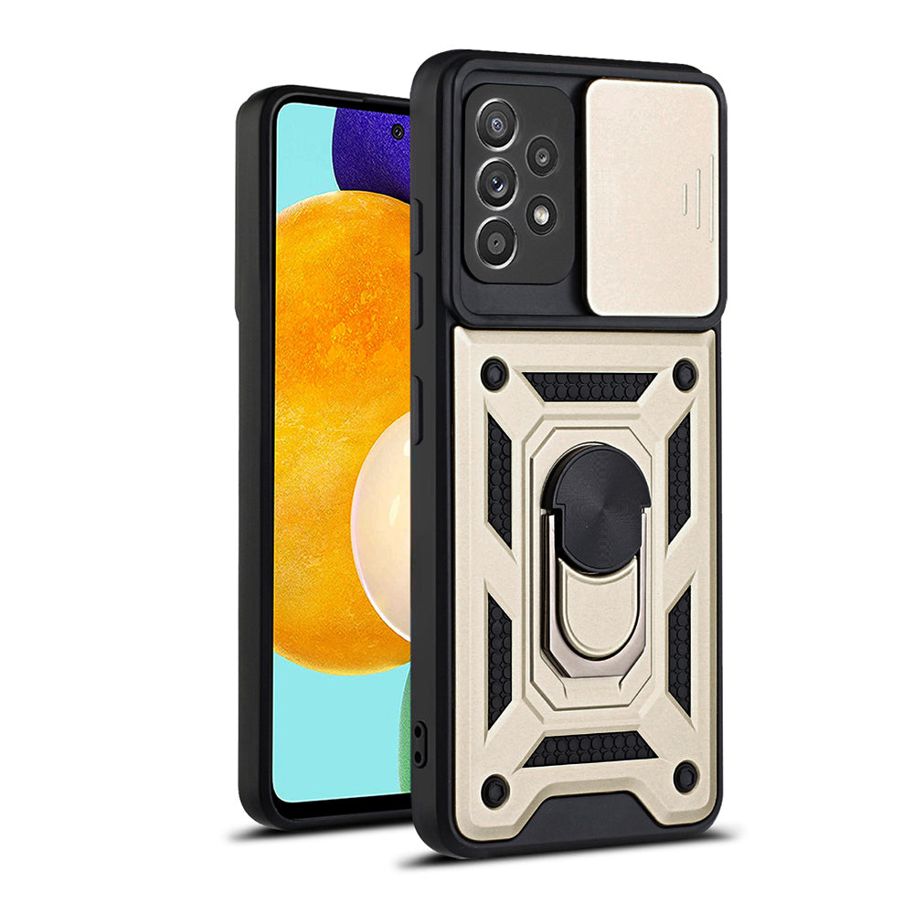 Funda para Samsung Galaxy A52s 5G A528 / A52 5G A526 / A52 A525, Techsuit, CamShield, Dorada