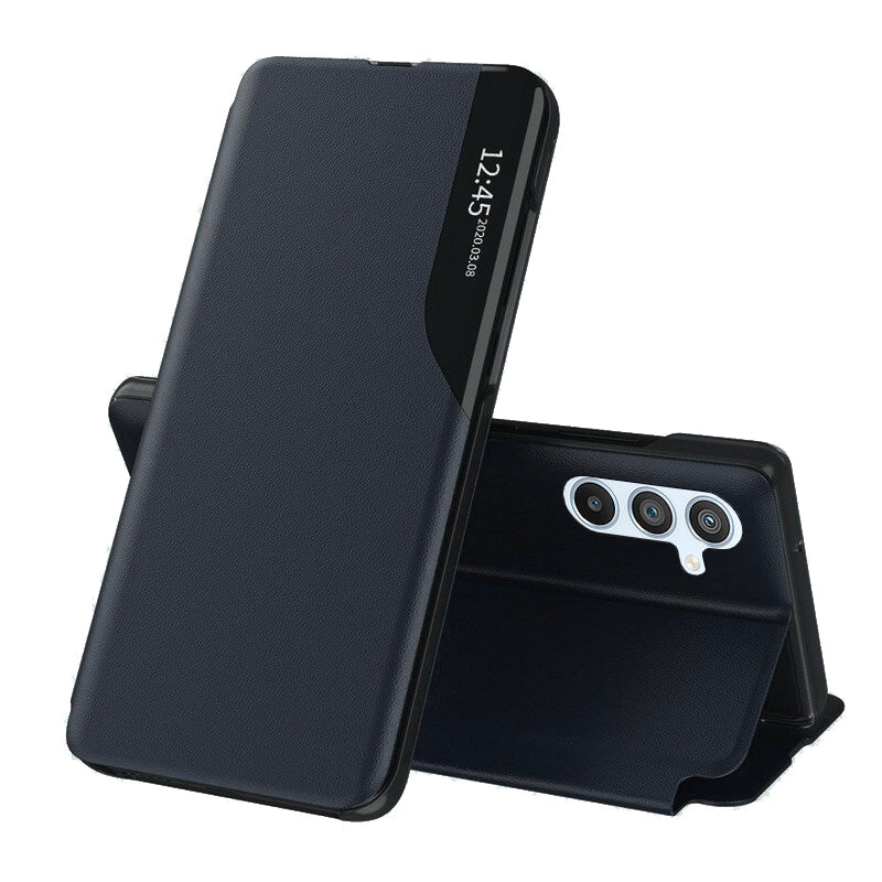 Funda para Samsung Galaxy A54 A546, Techsuit, eFold, Azul Oscuro