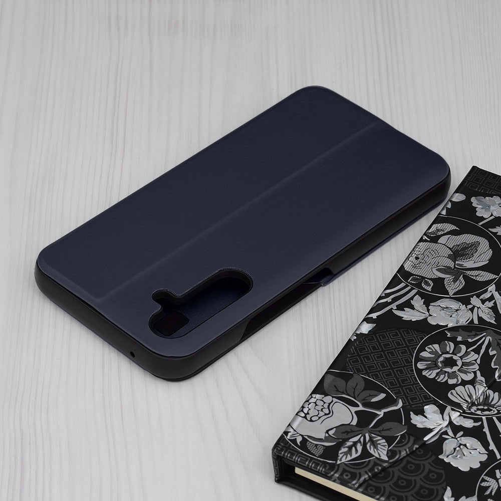 Funda para Samsung Galaxy A54 A546, Techsuit, eFold, Azul Oscuro