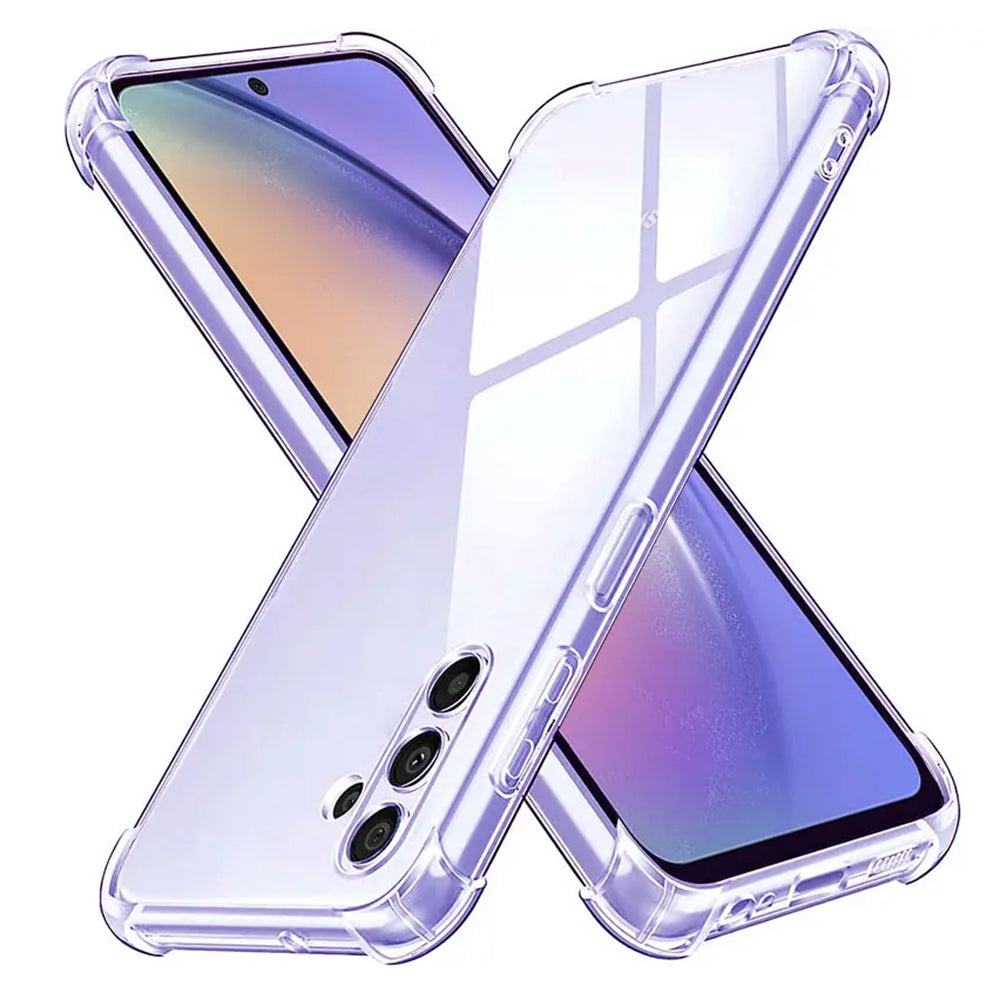 Funda para Samsung Galaxy A54 A546, Techsuit, Antigolpes Transparente, Transparente