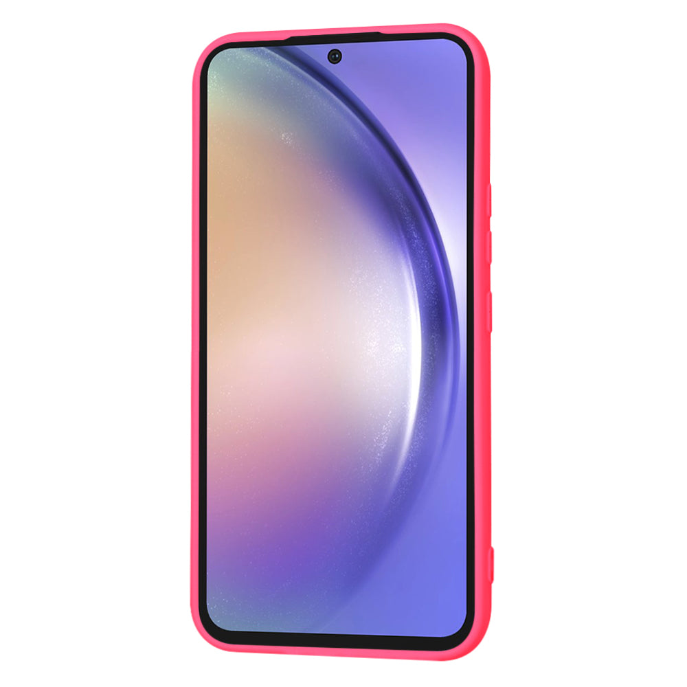 Funda para Samsung Galaxy A54 A546, Techsuit, SoftFlex, Rosa Oscuro