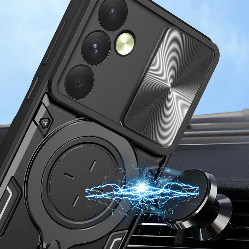 Funda para Samsung Galaxy A55 5G A556, Techsuit, CamGuard Pro, Negra