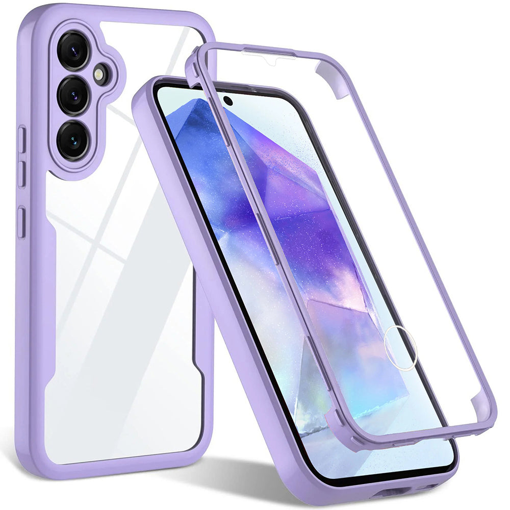 Funda para Samsung Galaxy A55 5G A556, Techsuit, ColorVerse 360, Morado