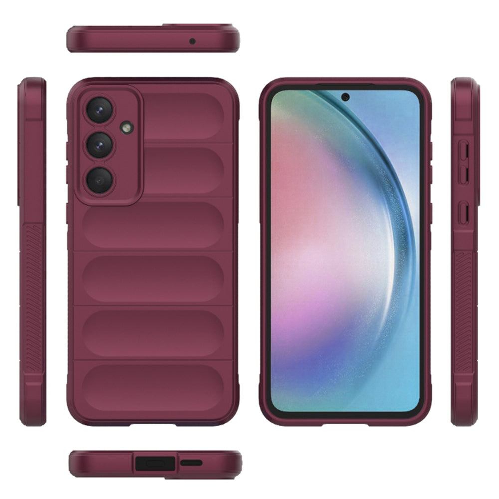 Funda para Samsung Galaxy A55 5G A556, Techsuit, Magic Shield, Morado