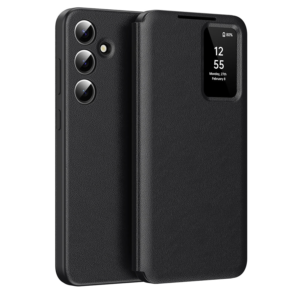 Funda para Samsung Galaxy A55 5G A556, Techsuit, SmartView, Negra