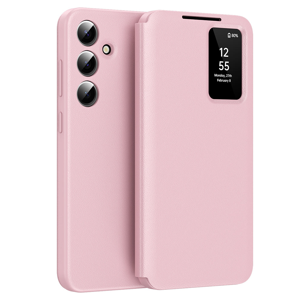 Funda para Samsung Galaxy A55 5G A556, Techsuit, SmartView, Rosa