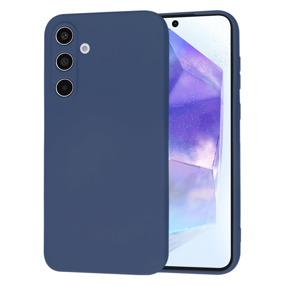 Funda para Samsung Galaxy A55 5G A556, Techsuit, SoftFlex, Azul marino