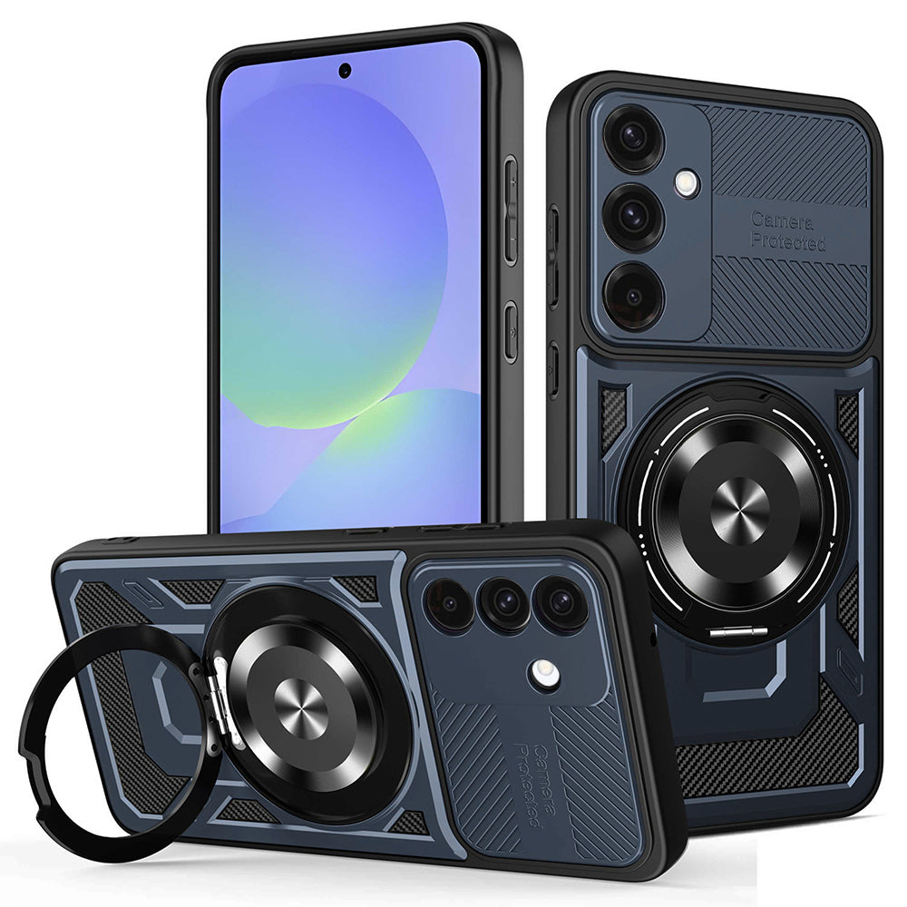 Funda para Samsung Galaxy A56 A566 / A36 A366, Techsuit, RuggedCam, Azul