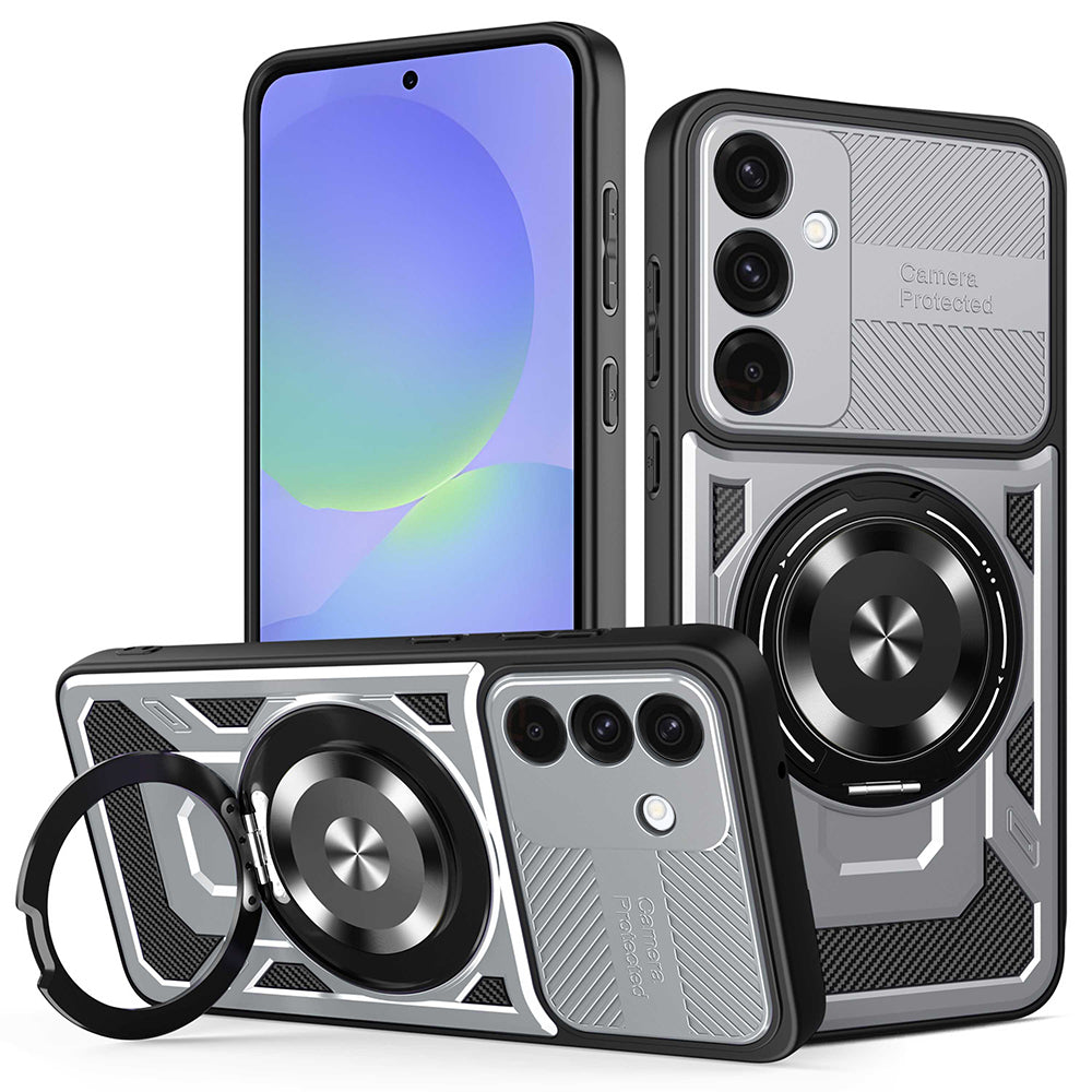 Funda para Samsung Galaxy A56 A566 / A36 A366, Techsuit, RuggedCam, Gris