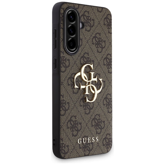 Funda para Samsung Galaxy A56 A566, Guess, 4G Big Logo, Marrón