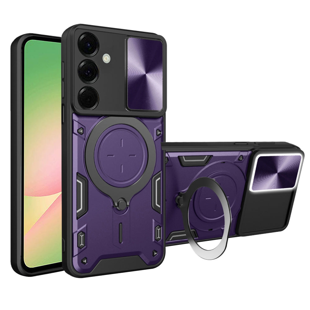 Funda para Samsung Galaxy A56 A566, Techsuit, CamGuard Pro, Morado