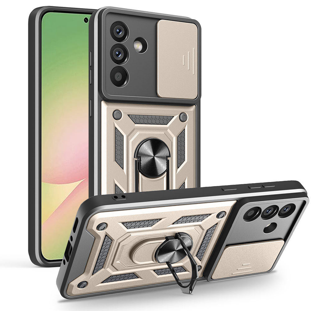 Funda para Samsung Galaxy A56 A566, Techsuit, CamShield, Dorada