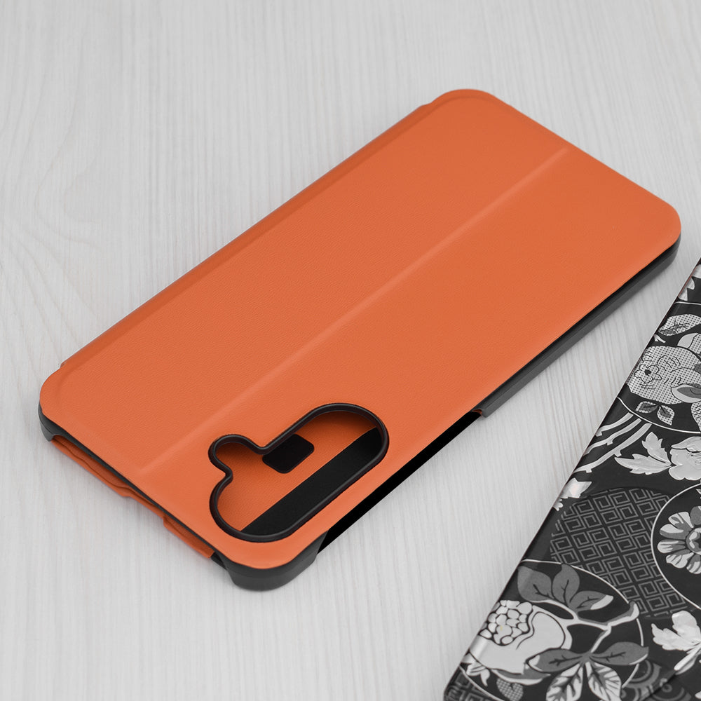 Funda para Samsung Galaxy A56 A566, Techsuit, eFold, Naranja