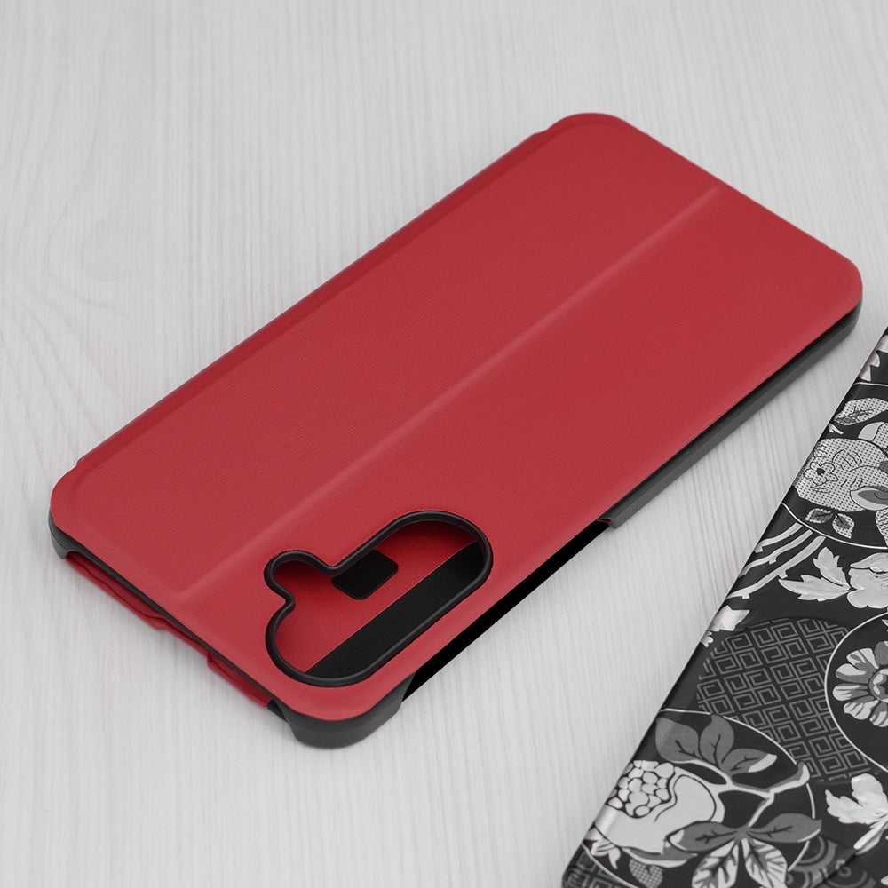 Funda para Samsung Galaxy A56 A566, Techsuit, eFold, Roja