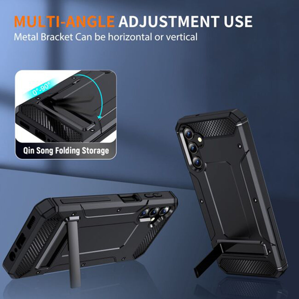 Funda para Samsung Galaxy A56 A566, Techsuit, Hybrid Armor, Negra