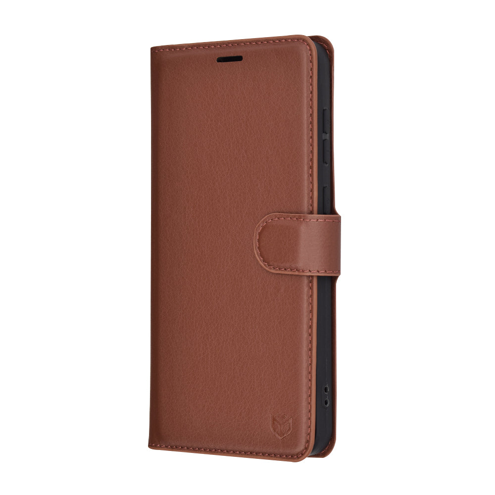 Funda para Samsung Galaxy A56 A566, Techsuit, Leather Folio, Marrón