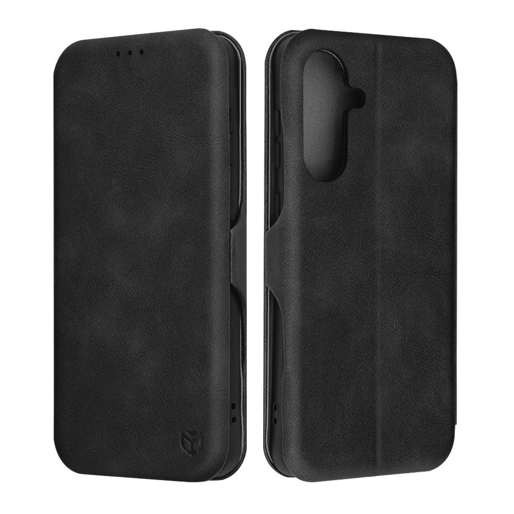 Funda para Samsung Galaxy A56 A566, Techsuit, Safe Wallet Plus, Negra