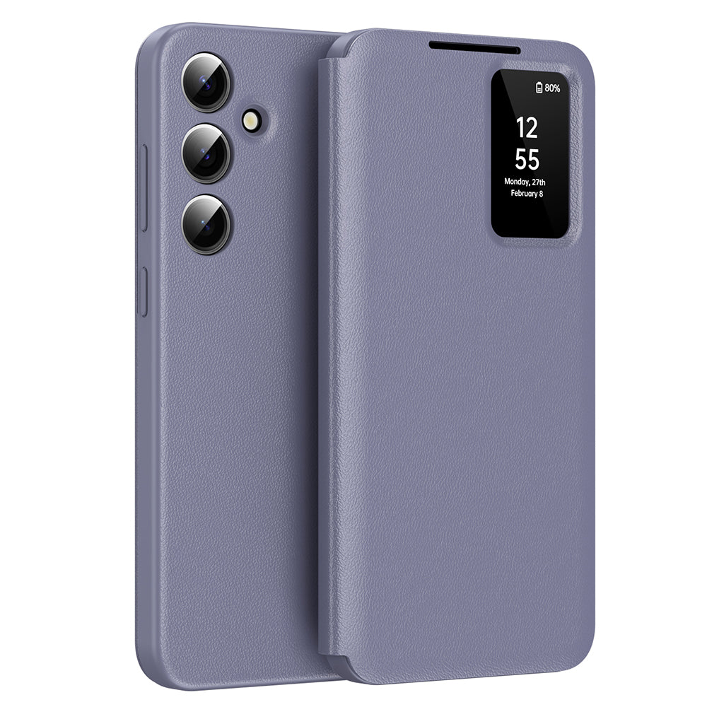 Funda para Samsung Galaxy A56 A566, Techsuit, SmartView, Morado