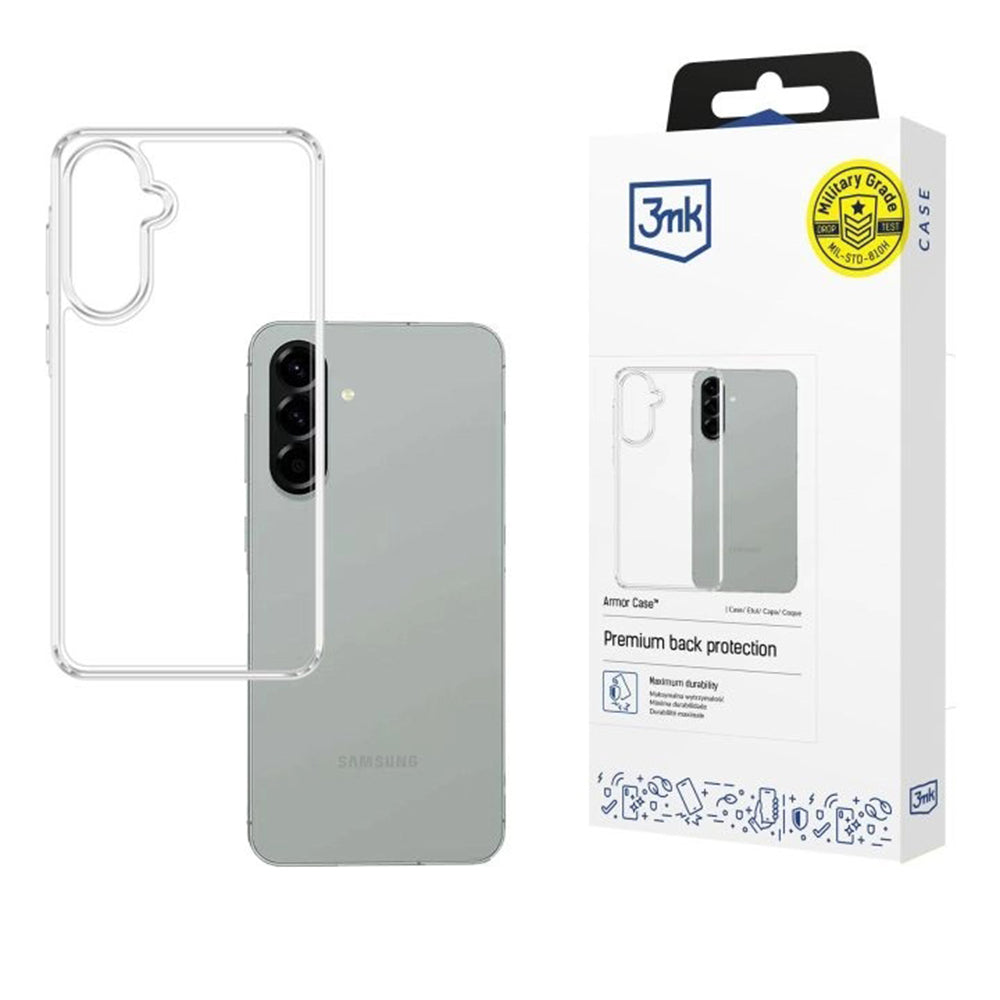 Funda para Samsung Galaxy A57 5G, 3MK, Armor, Transparente