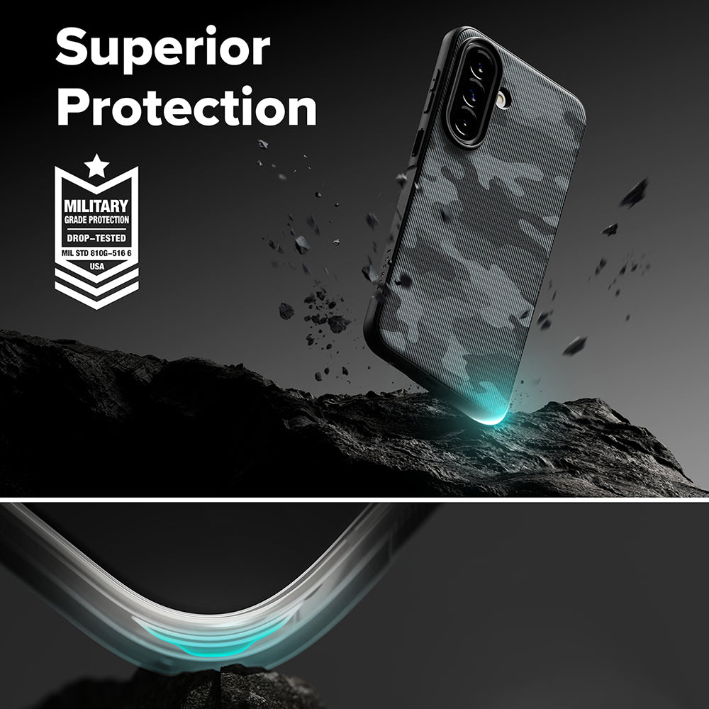 Funda para Samsung Galaxy A57 5G, Ringke, Onyx, Camuflaje
