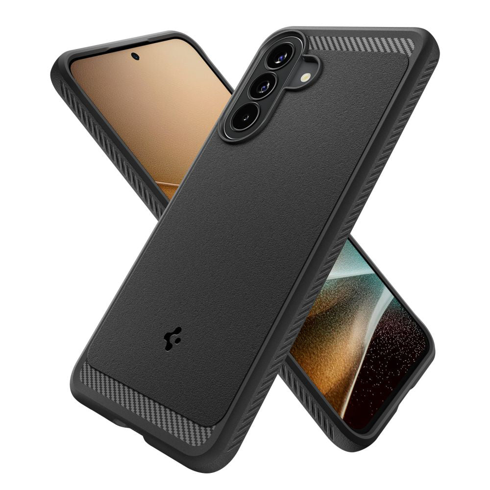 Funda para Samsung Galaxy A57 5G, Spigen, Rugged Armor, Negra ACS09794