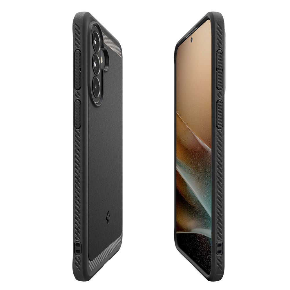 Funda para Samsung Galaxy A57 5G, Spigen, Rugged Armor, Negra ACS09794