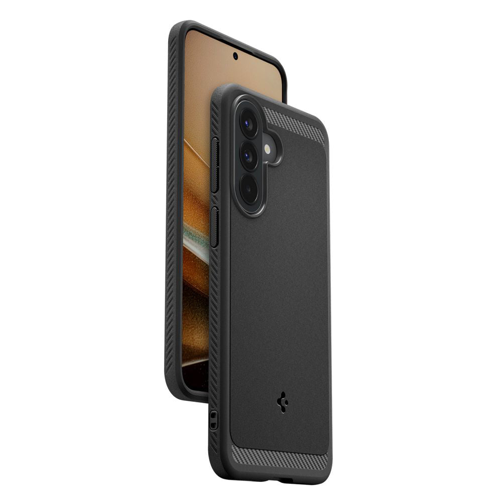Funda para Samsung Galaxy A57 5G, Spigen, Rugged Armor, Negra ACS09794