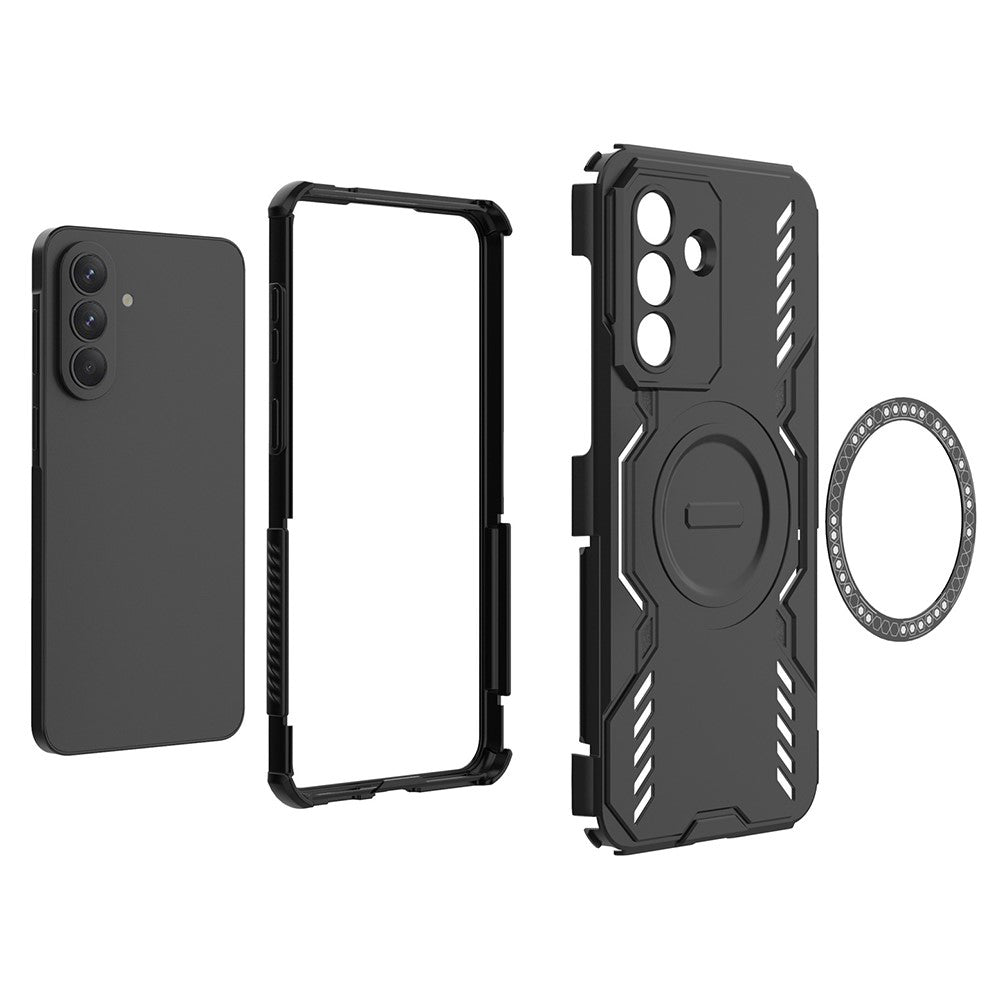 Funda MagSafe para Samsung Galaxy A57 5G, Techsuit, ArmorMag, Negra