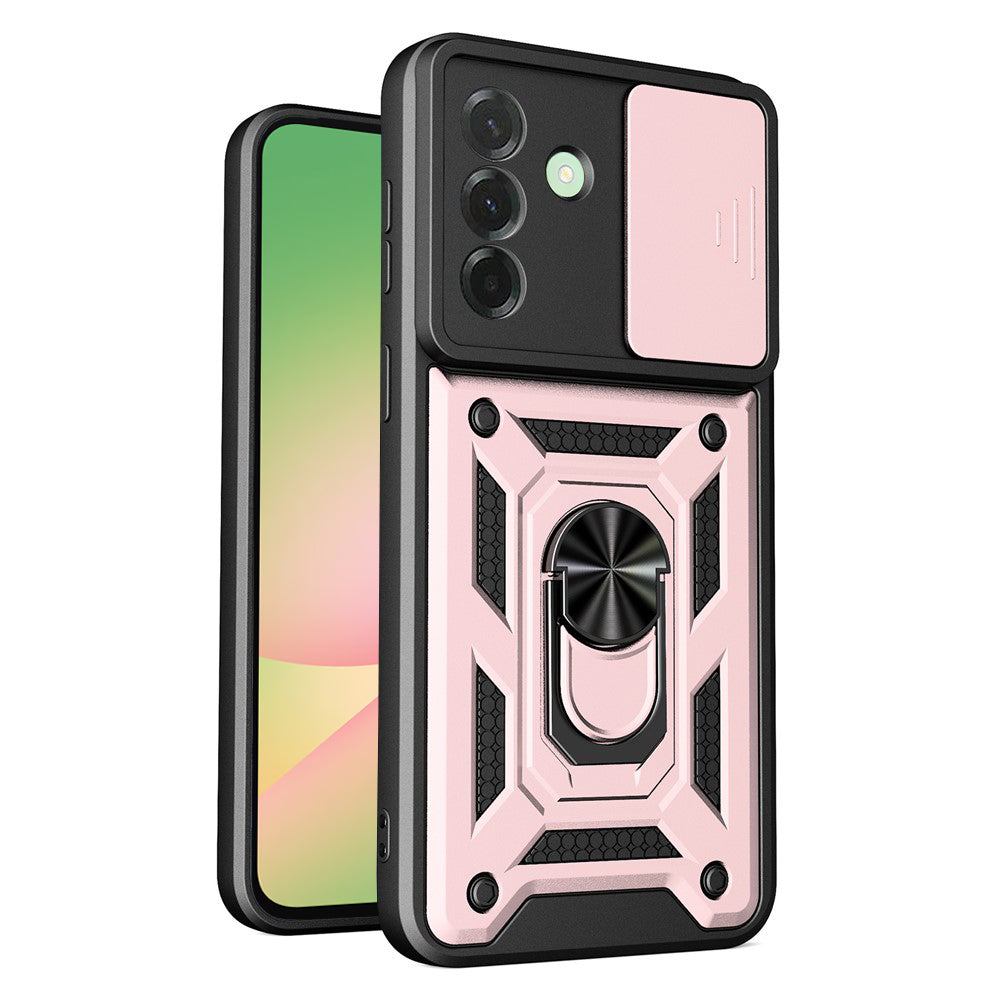 Funda para Samsung Galaxy A57 5G, Techsuit, CamShield, Rosa Dorada