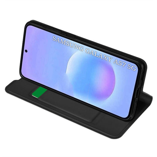 Funda para Samsung Galaxy A57 5G, Techsuit, Magskin Book, Negra
